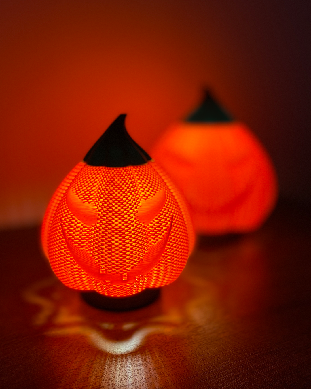 Evil Pumpkin Lamp