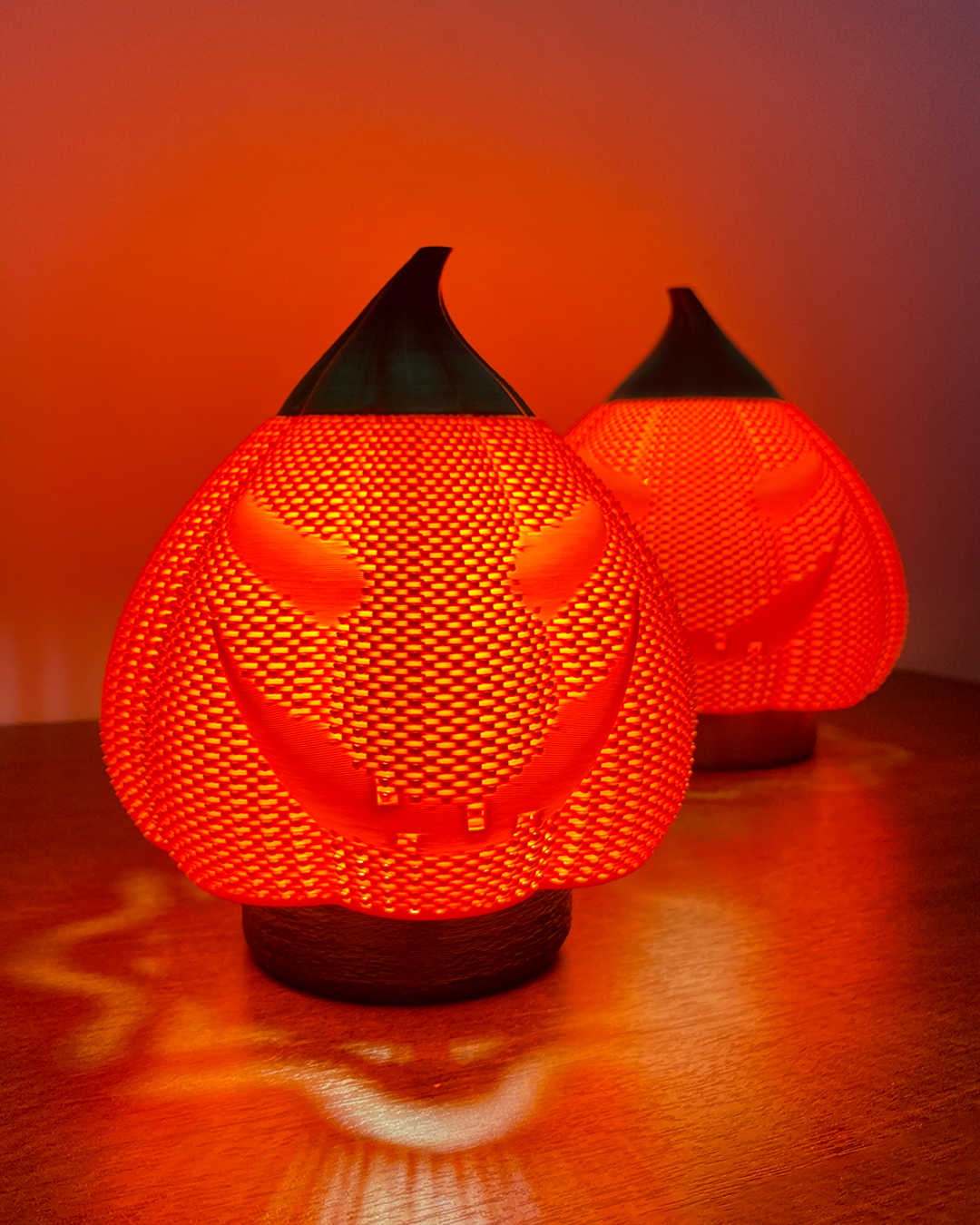 Evil Pumpkin Lamp