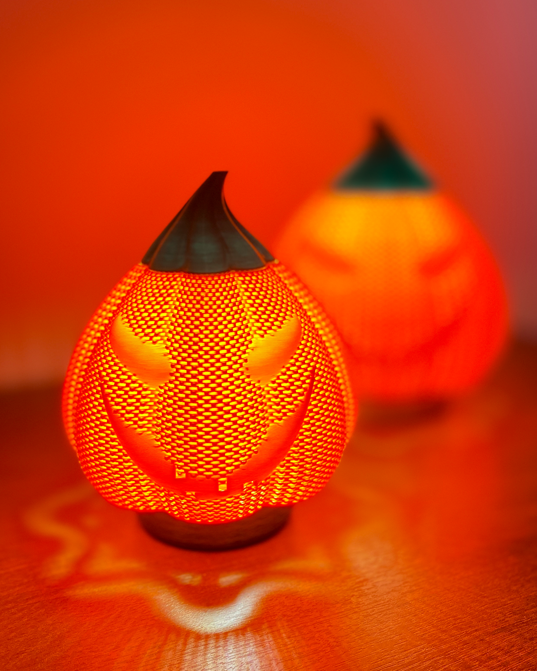 Evil Pumpkin Lamp