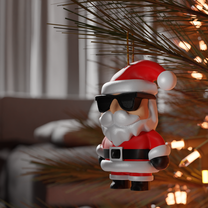 Cool Santa Ornament