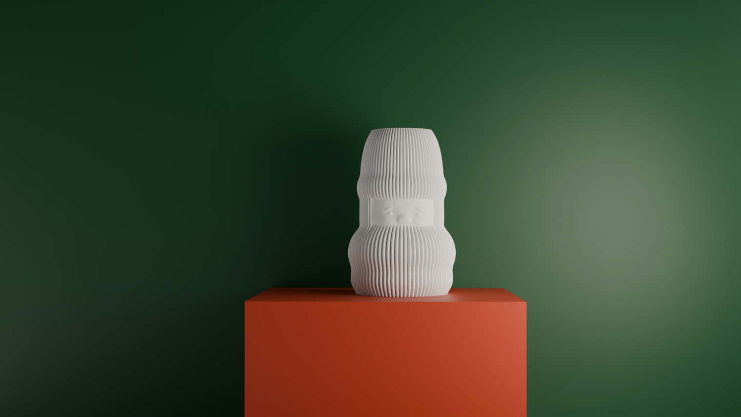 Santa Vase