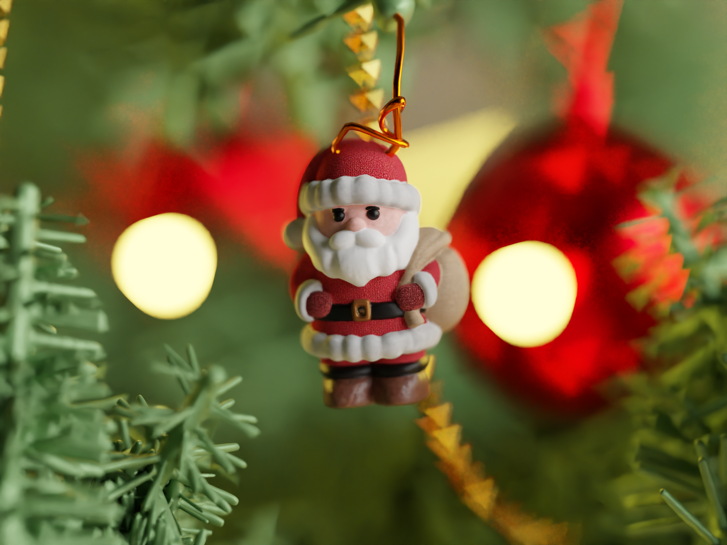 Santa Claus x-mas Ornament