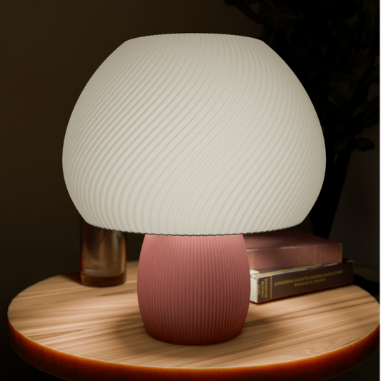 Mushroom Twisted Table Lamp