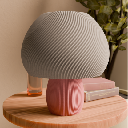 Mushroom Twisted Table Lamp